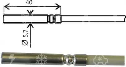 sonda teploty COMET SN185E, Pt1000TGL40/E, L = 1 m